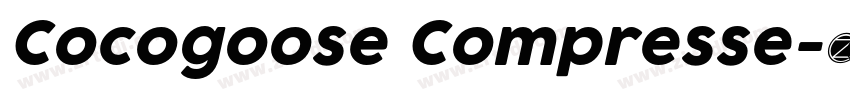 Cocogoose Compresse字体转换